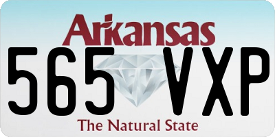 AR license plate 565VXP
