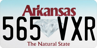 AR license plate 565VXR