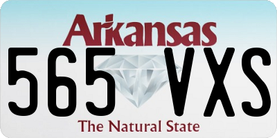 AR license plate 565VXS