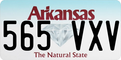 AR license plate 565VXV