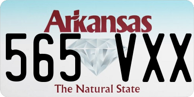 AR license plate 565VXX