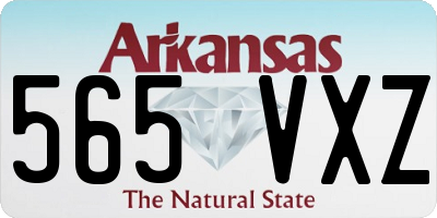 AR license plate 565VXZ