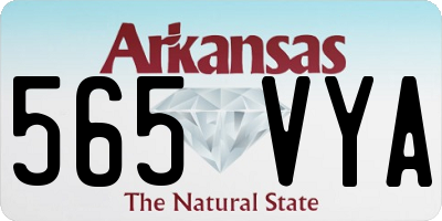 AR license plate 565VYA