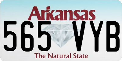 AR license plate 565VYB