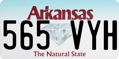 AR license plate 565VYH