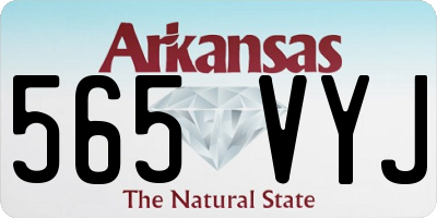 AR license plate 565VYJ