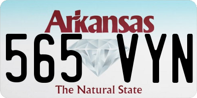 AR license plate 565VYN