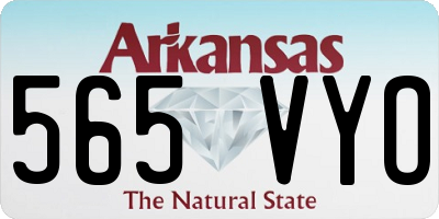 AR license plate 565VYO