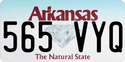 AR license plate 565VYQ