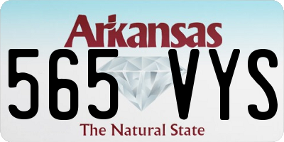 AR license plate 565VYS