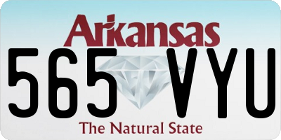 AR license plate 565VYU