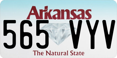 AR license plate 565VYV