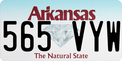 AR license plate 565VYW