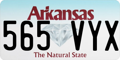 AR license plate 565VYX