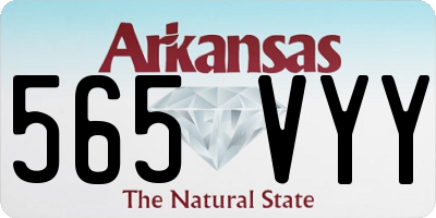 AR license plate 565VYY