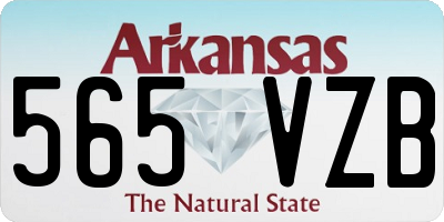 AR license plate 565VZB