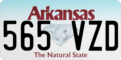 AR license plate 565VZD