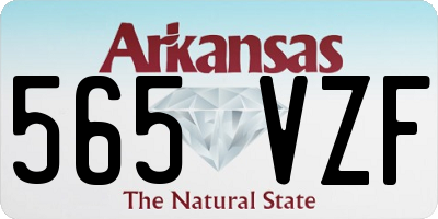 AR license plate 565VZF