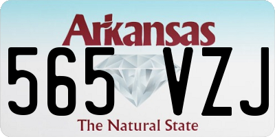 AR license plate 565VZJ