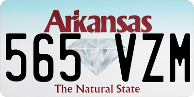 AR license plate 565VZM
