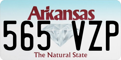 AR license plate 565VZP