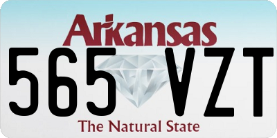 AR license plate 565VZT