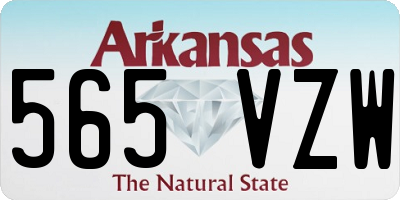 AR license plate 565VZW