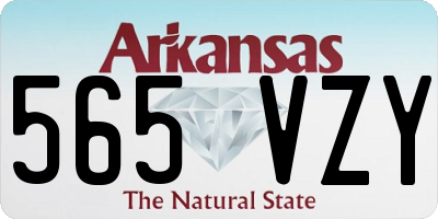 AR license plate 565VZY