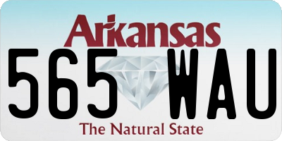 AR license plate 565WAU