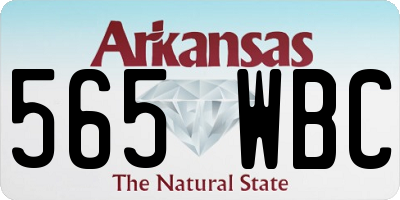 AR license plate 565WBC