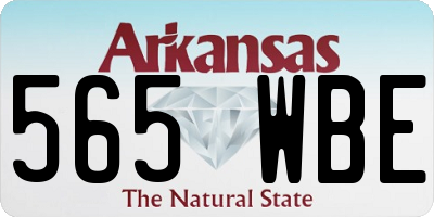 AR license plate 565WBE