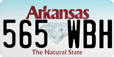AR license plate 565WBH