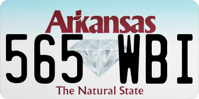 AR license plate 565WBI
