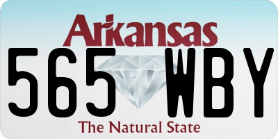 AR license plate 565WBY