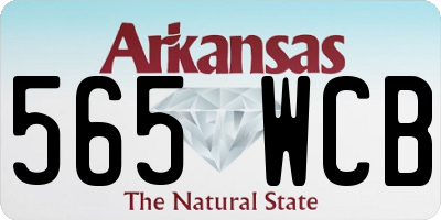 AR license plate 565WCB