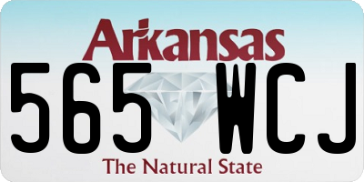 AR license plate 565WCJ