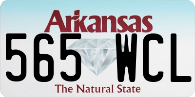 AR license plate 565WCL
