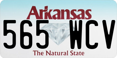 AR license plate 565WCV