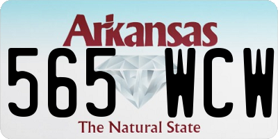 AR license plate 565WCW