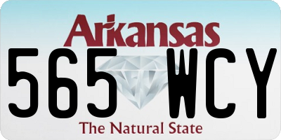 AR license plate 565WCY
