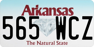 AR license plate 565WCZ