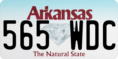 AR license plate 565WDC