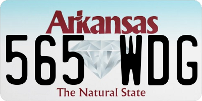 AR license plate 565WDG