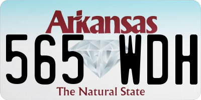 AR license plate 565WDH