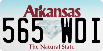 AR license plate 565WDI