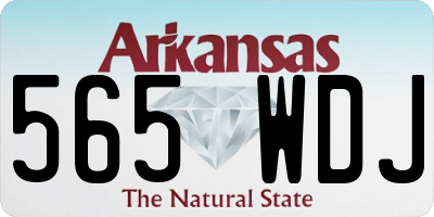AR license plate 565WDJ