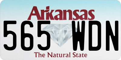 AR license plate 565WDN