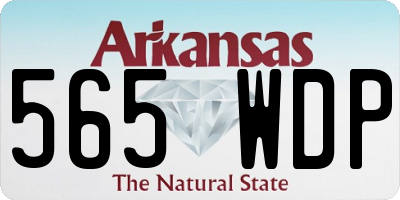 AR license plate 565WDP
