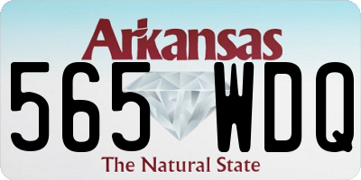 AR license plate 565WDQ