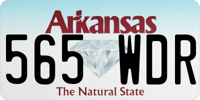 AR license plate 565WDR